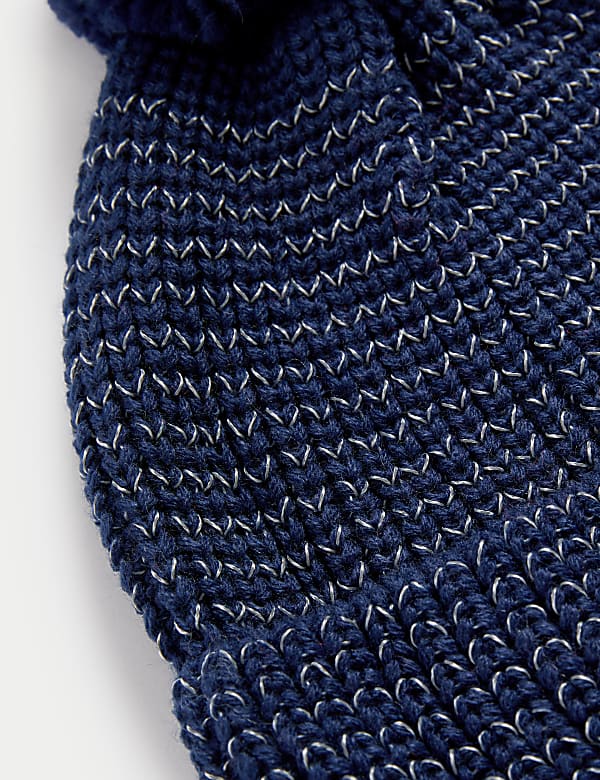 Kids Reflective Knitted Winter Hat