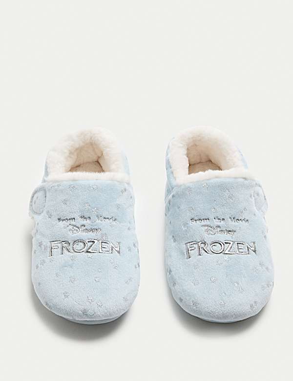 Kids' Disney Frozen™ Riptape Slippers (4 Small - 13 Small) - FR