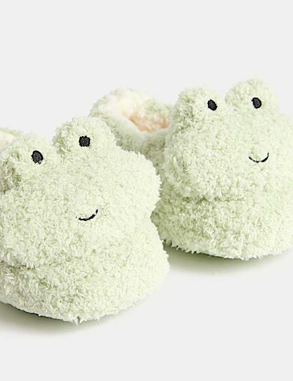 נעלי בית לילדים בצורת צפרדע (4 סמול-2 לארג') - IL