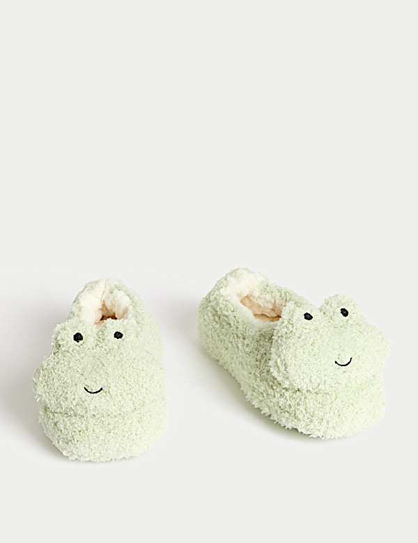 נעלי בית לילדים בצורת צפרדע (4 סמול-2 לארג') - IL