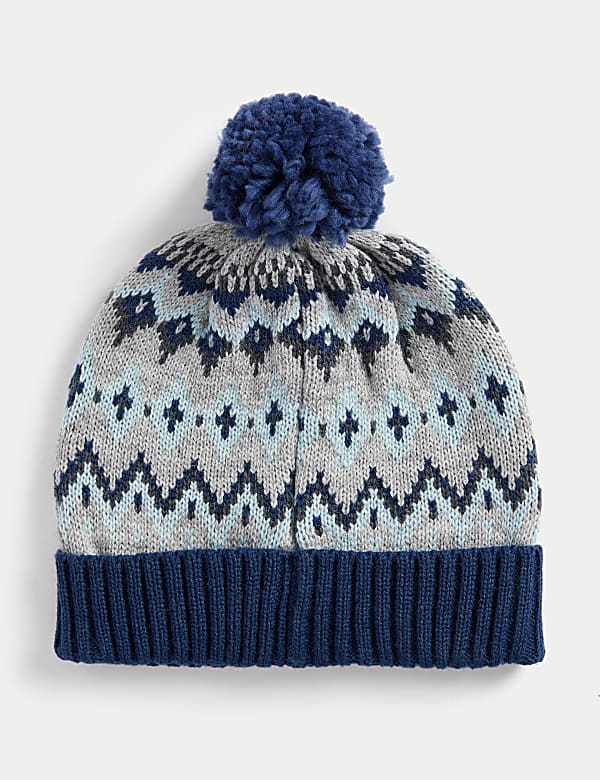 Kids' Fair Isle Winter Hat (1-13 Yrs) - CY