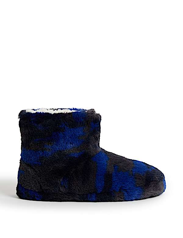 Slipper-Stiefel mit Camouflagemuster für Kinder (20,5–40,5) - DE