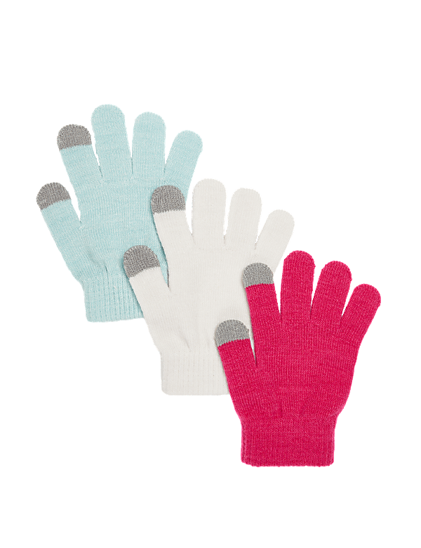 Kids' 3pk Gloves