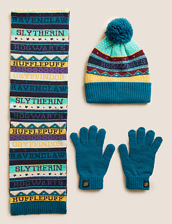 Kids' Harry Potter™ Hat, Scarf & Glove Set