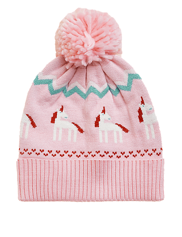 Kids' Unicorn Knitted Hat