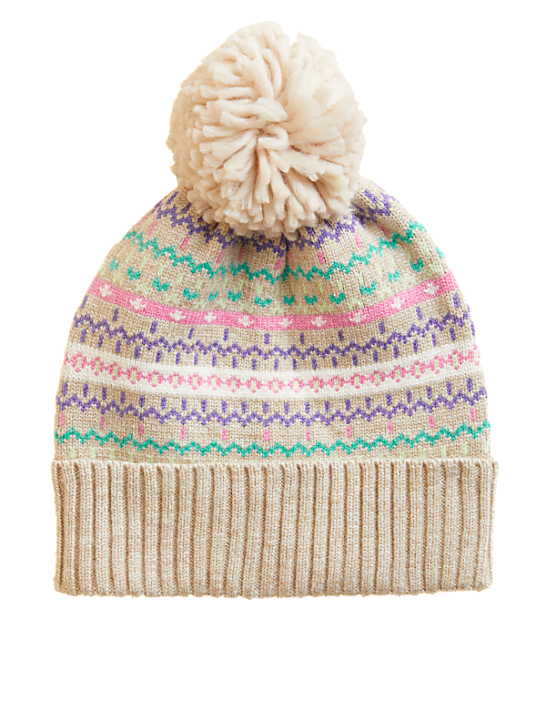 Kids' Fair Isle Winter Hat