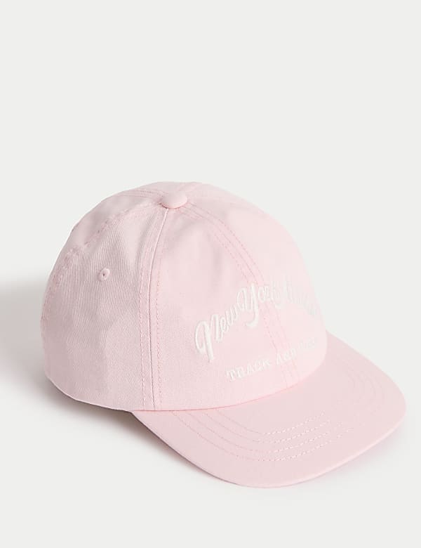 Kids' Pure Cotton Slogan Baseball Cap (1-13 Yrs) - IT