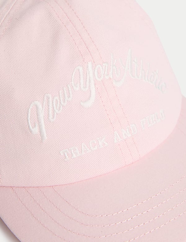 Kids' Pure Cotton Slogan Baseball Cap (1-13 Yrs) - MV