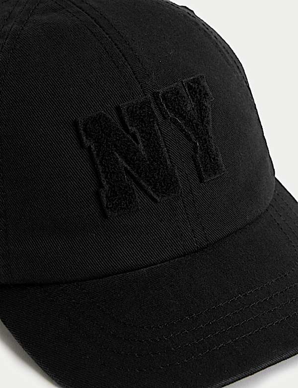 כובע בייסבול לילדים מכותנה טהורה עם כיתוב (1-&rlm;13 שנים) - IL