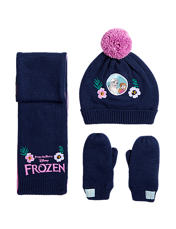 Kids' Frozen™ Hat, Scarf and Mitten Set