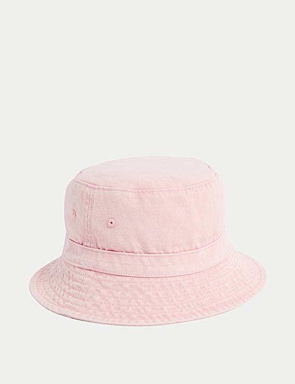 Kids' Pure Cotton Bucket Hat (1-13 Yrs) - GR