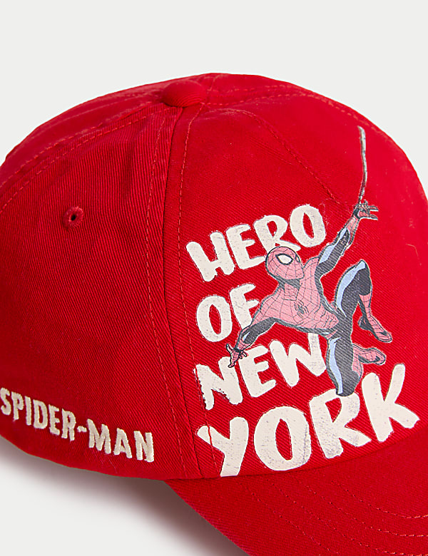 Kids' Pure Cotton Spider-Man Baseball Cap (1-13 Yrs) - ES