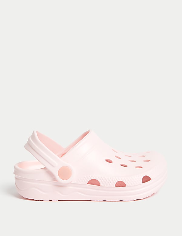 Marks Spencer Kids Clogs 4 Small 2 Large Pale Pink 11 S STD