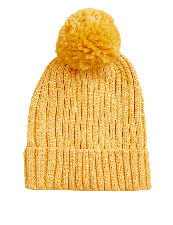 Kids' Knitted Pom Hat (1-13 Yrs)