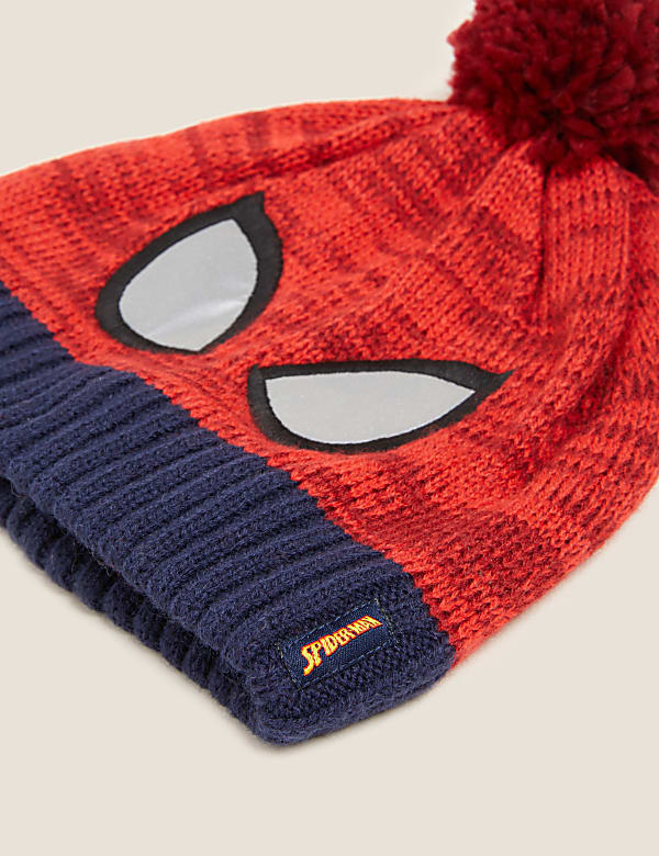 Kids' Spider-Man™ Reflective Winter Hat (1-6 Yrs)