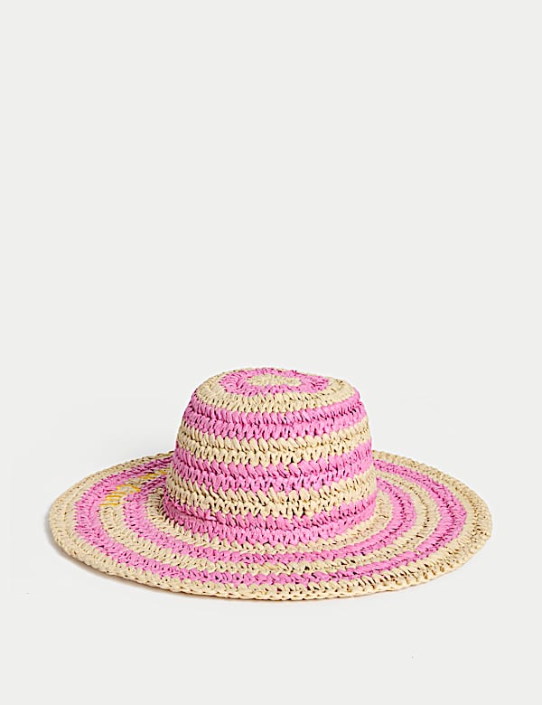 Kids' Straw Wide Brim Hat (18 Mths-13 Yrs) - NL