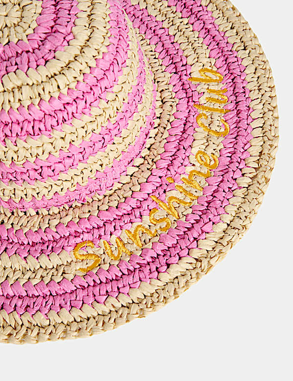 Kids' Straw Wide Brim Hat (18 Mths-13 Yrs) - NL