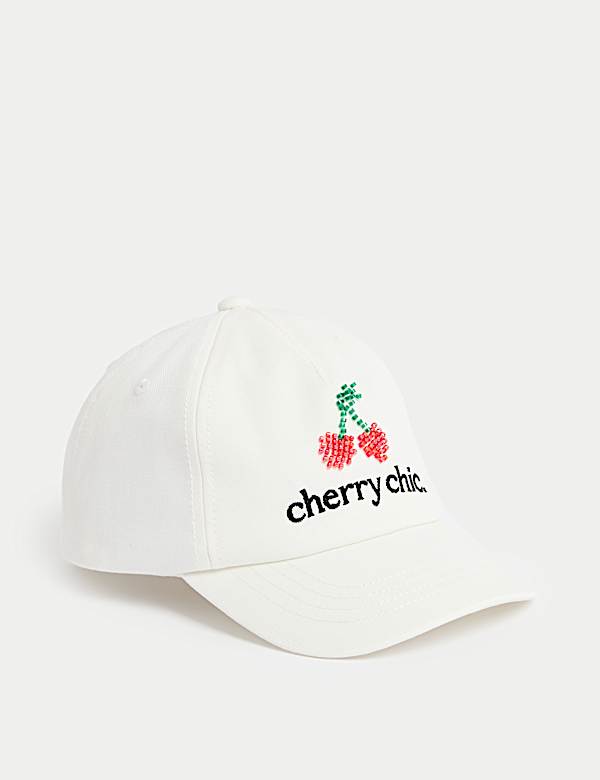 Kids' Pure Cotton Slogan Baseball Cap (3-13 Yrs) - SI