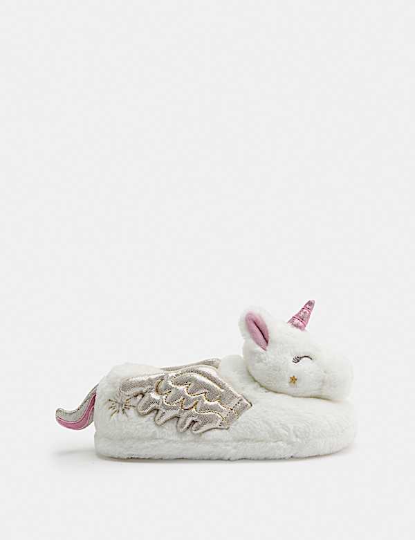 Kids' Unicorn Slippers (4 Small-6 Large) - UA