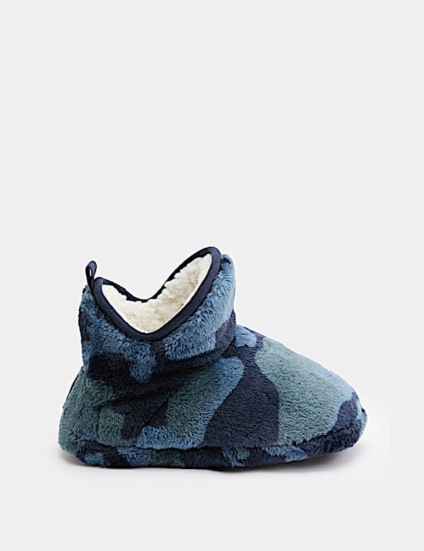 Kids' Borg Slipper Boots (4 Small-7 Large) - BN