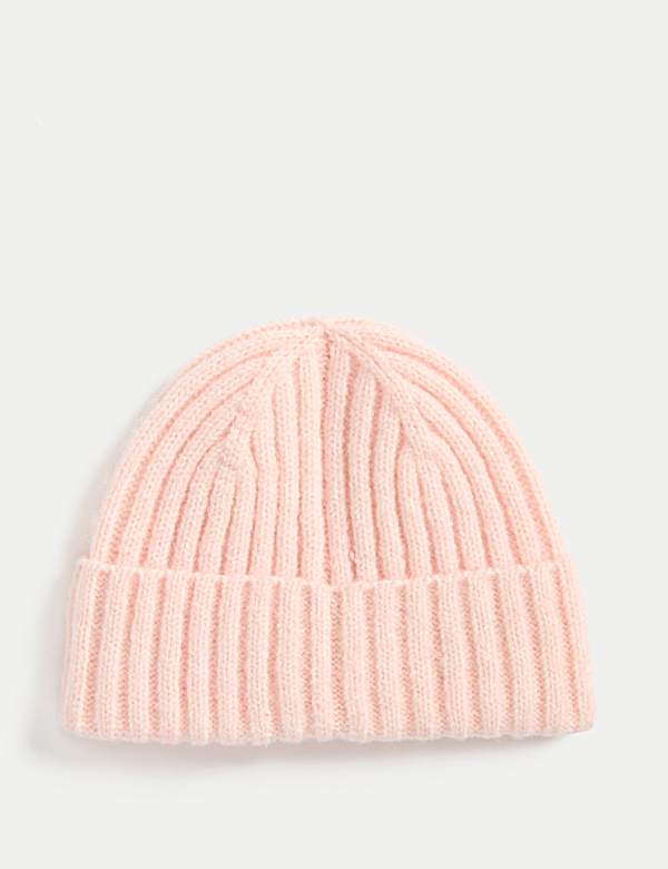 Kids' Knitted Ribbed Beanie Hat (0-13 Yrs) - GR