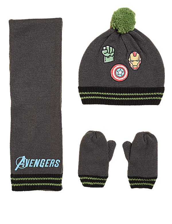 Kids' Marvel™ Hat, Scarf and Mitten Set