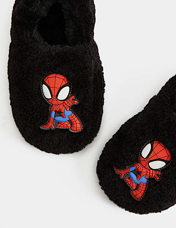 Kids&rsquo; Spider-Man&trade; Slip-on Slippers (4 Small - 2 Large) - CN