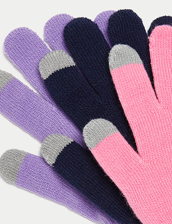 Kids' 3pk Magic Gloves