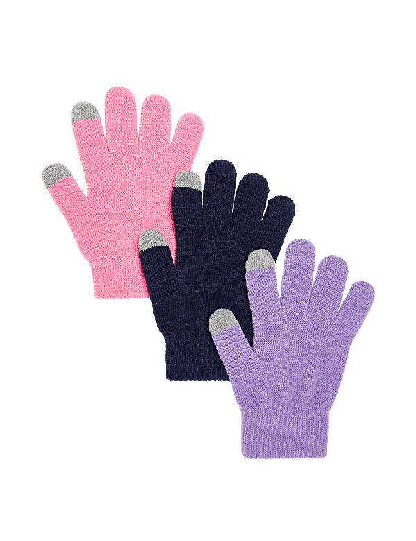 Kids' 3pk Magic Gloves