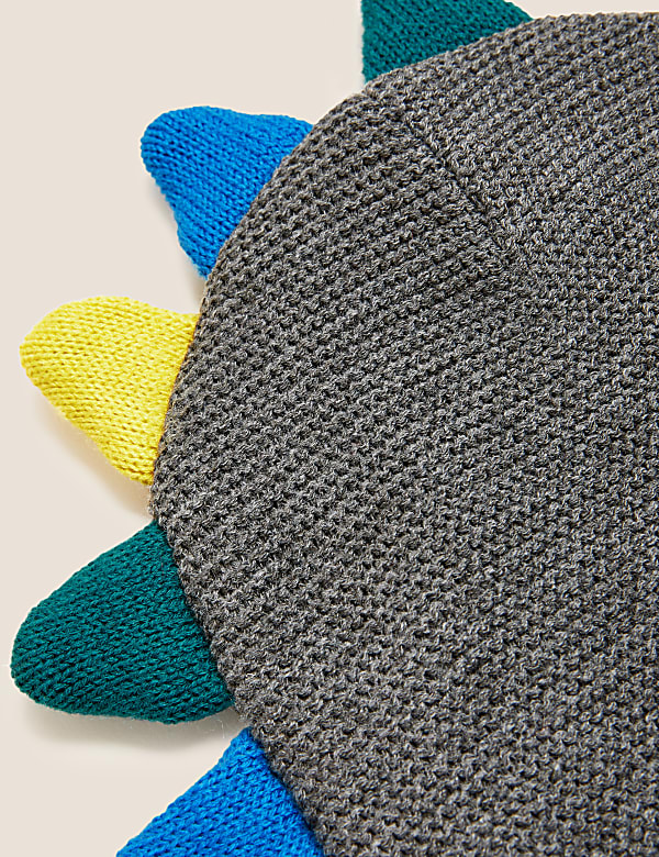 Kids' Dinosaur Hat and Mitten Set (1-6 Yrs)