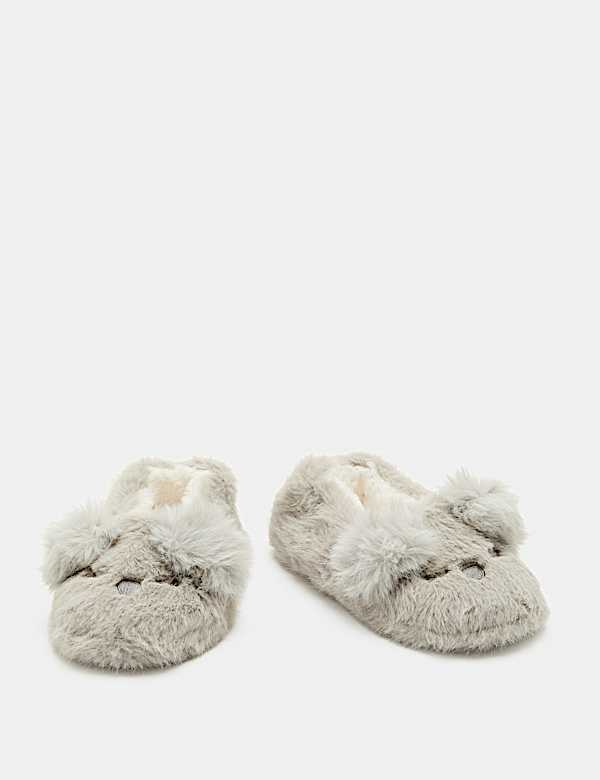 Kids' Animal Elastic Back Slippers (4 Small - 2 Large) - RS