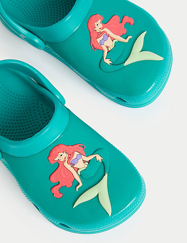 Little mermaid crocs best sale