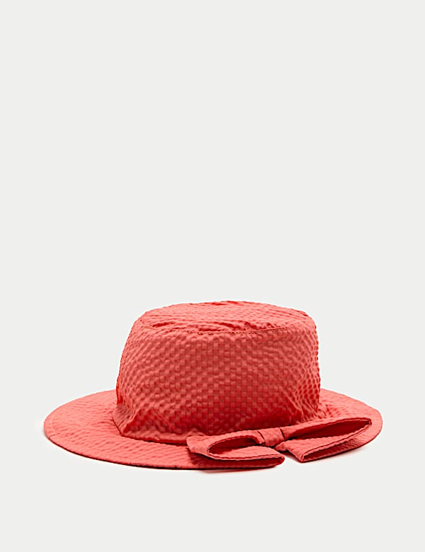 Kids Bow Back Bucket Hat (1-13 Yrs) - CH