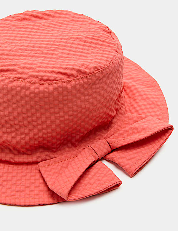 Kids Bow Back Bucket Hat (1-13 Yrs) - CH