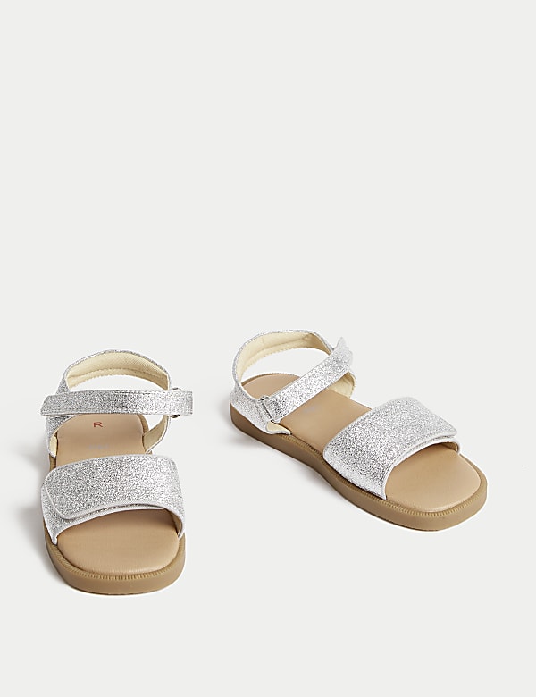 Sandales &agrave; effet m&eacute;tallis&eacute; (du 20 au 35) - BE