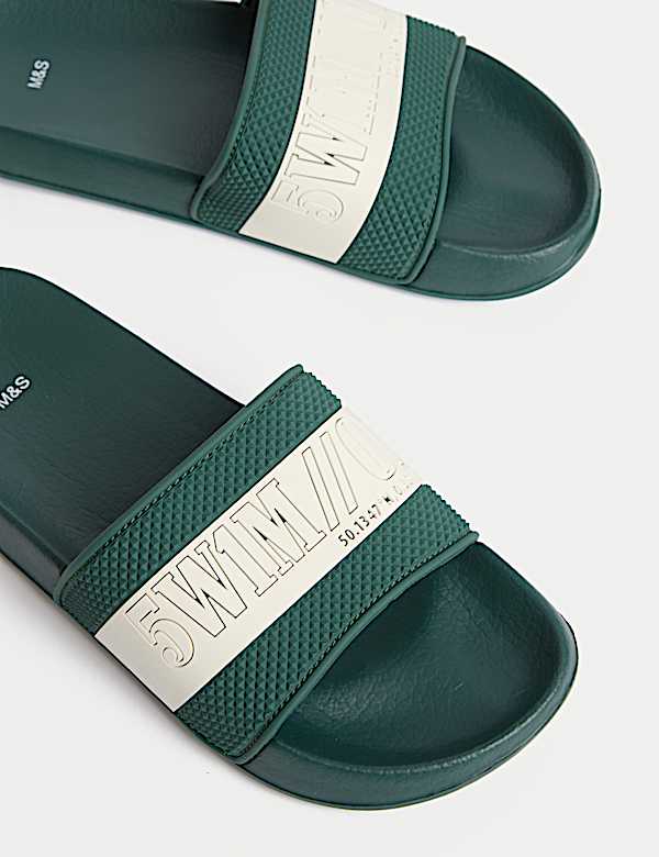 Kids' Textured Sliders (1 Large - 7 Large) - BG