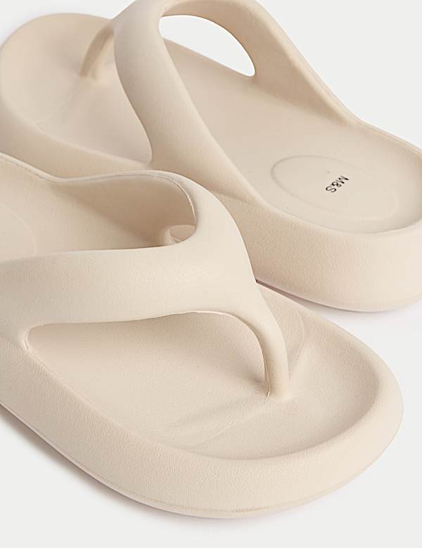 Kids' Plain Chunky Flip Flops (1 Large - 6 Large) - CZ