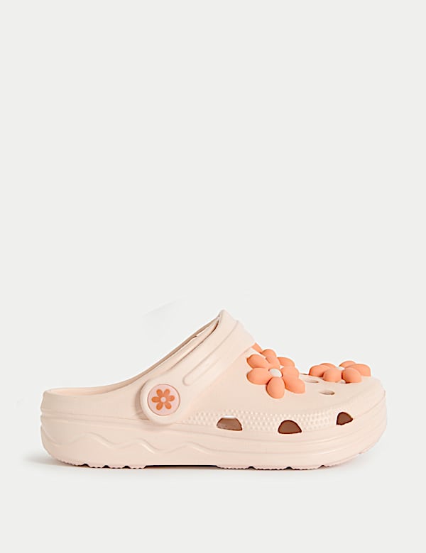 Kids' Floral Clogs (4 Small - 2 Large) - BN