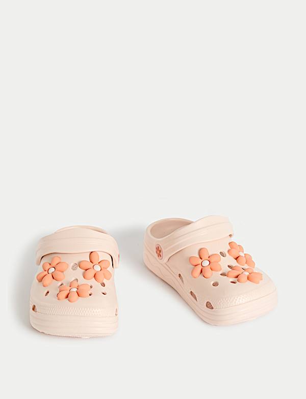 Kids' Floral Clogs (4 Small - 2 Large) - BN