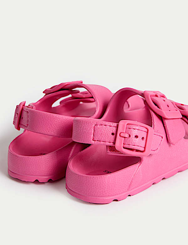 סנדלים חלקים לילדים עם מדרס נוח ואבזם (4 סמול - 2 לארג') - IL