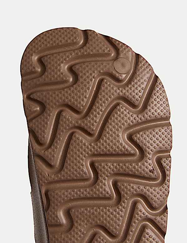 Kids' Plain Buckle Footbed Sandals (4 Small - 2 Large) - MV
