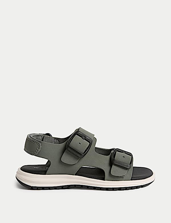 Kids' Double Buckle Sporty Sandals (4 Small - 2 Large) - IL