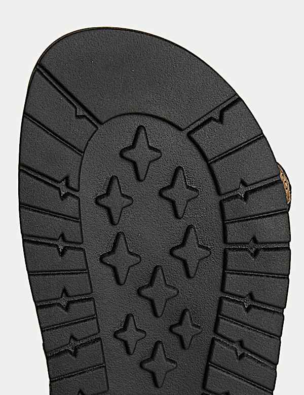 Kids' Plain Double Buckle Footbed Sandals (4 Small - 6 Large) - CN