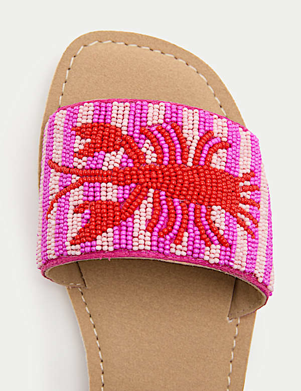 Kids' Beaded Lobster Riptape Sandals (10 Small - 4 Large) - KG