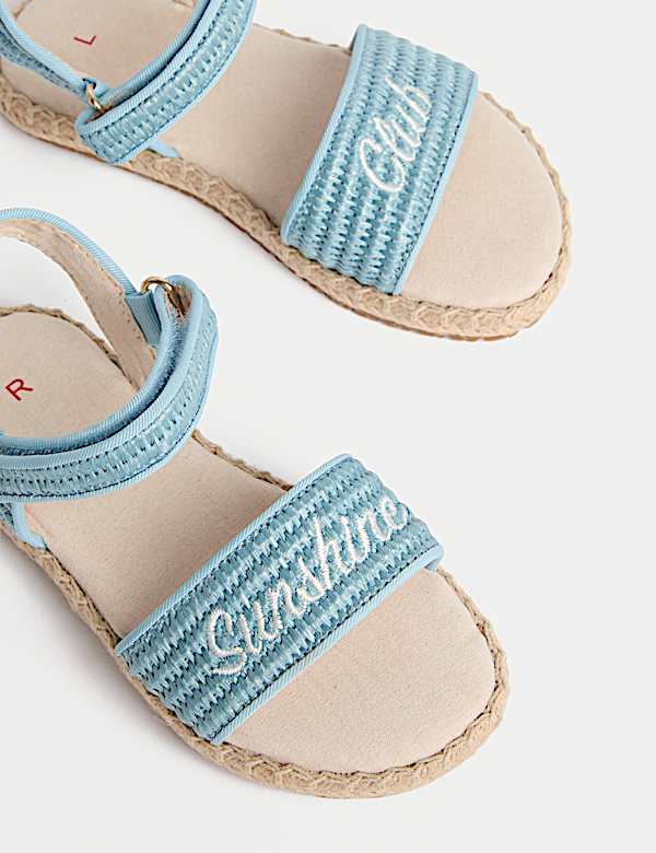 Sandales enfant brodées à brides (du 20,5 au 34,5) - LU