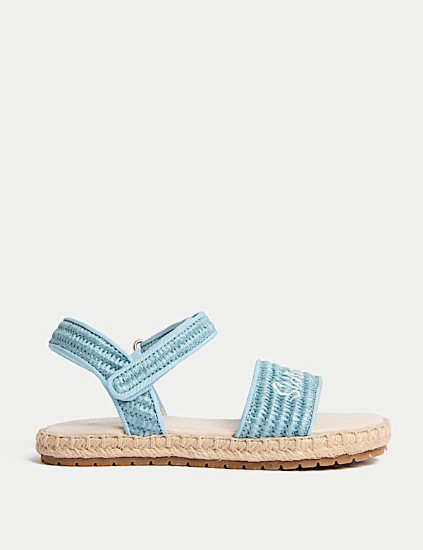 Kids' Embroidered Strap Sandals (4 Small - 2 Large) - CN