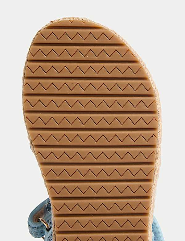 Kids' Embroidered Strap Sandals (4 Small - 2 Large) - CN