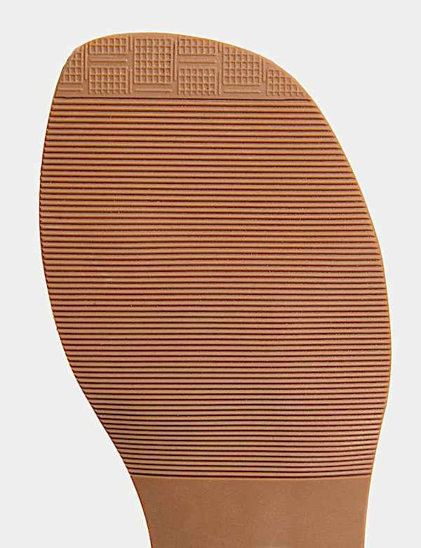 Kids' Leather Slogan Beaded Sandals - CY