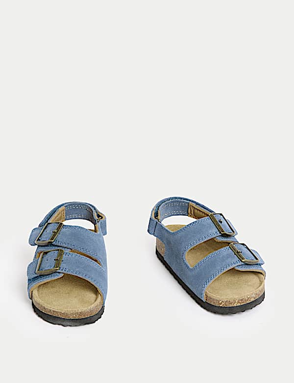 Kids' Leather Footbed Sandals (4 Small - 2 Large) - RO