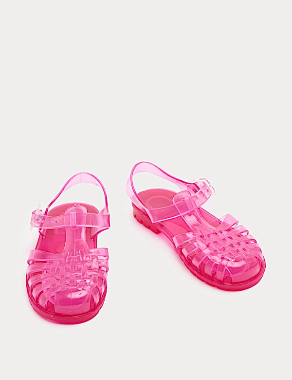 Kids' Shiny Fisherman Jelly Shoes (4 Small - 2 Large) - CN